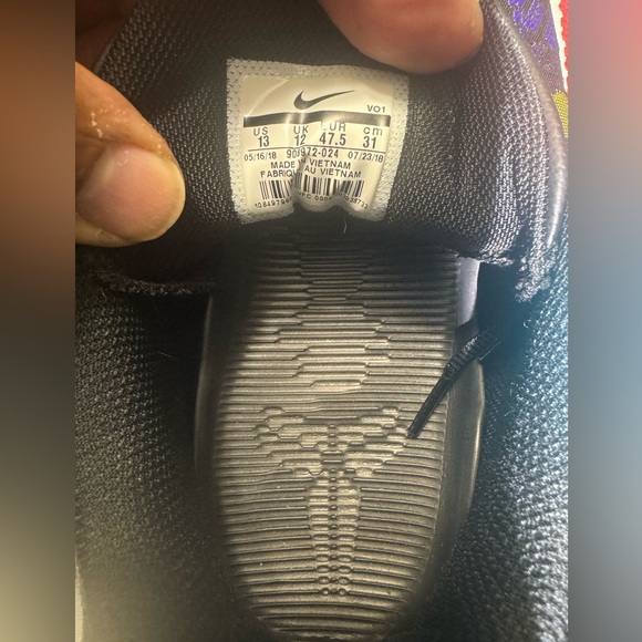 Nike Mamba Rage Lakers Away Men's - 908972-024, Size 13, No Box - Picture 6 of 6